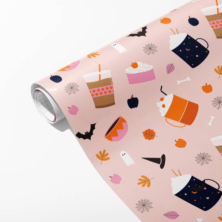 Emballage cadeau « Pumpkin Spice Season », draps plats pour la vente par Spaghetti & Meatballs