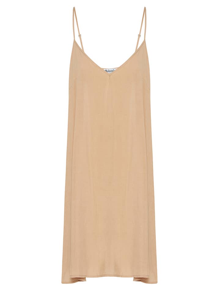 Slip midi in rayon nudo per la vendita all'ingrosso da parte di Bohemian Traders