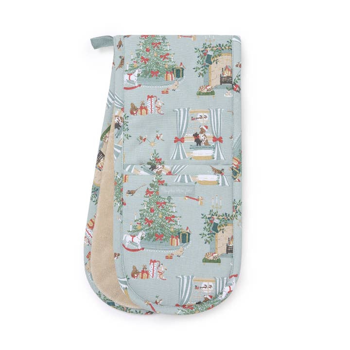 Sophie Allport – wholesale Oven mitt/pot holder – Cosy Christmas Double Oven Glove3