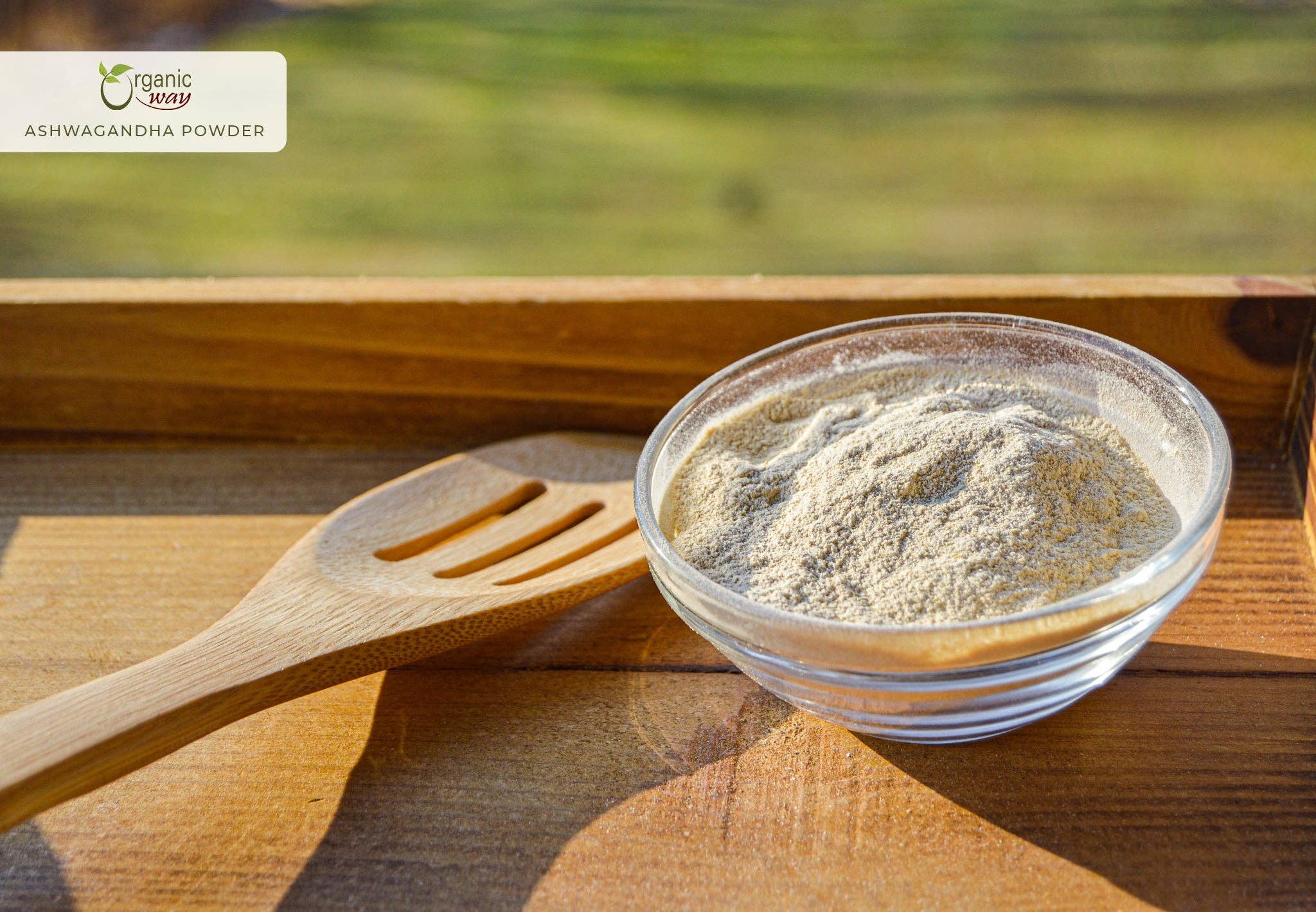 Organic Way LLC - Vendita all'ingrosso Proteine/superfood in polvere - Polvere Premium di Radice di Ashwagandha (Withania somnifera) - Certificata Kosher | Vegana | Non OGM e Senza Glutine | Certificazione USDA | Origine India3