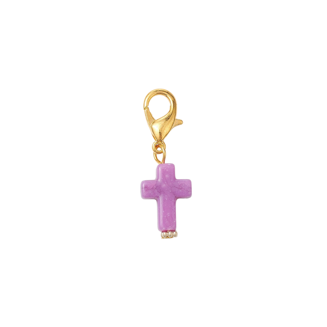 The Charm Bar Company - Wholesale Shoe Jewelry - Women's - Gold Faith Flare Cross Charm | Shoe & Purse Charm1
