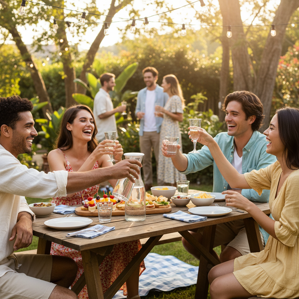 Kadra Kitchenware - Vente Carafe - Vikko - Carafe en verre artisanale 1 L avec couvercle2