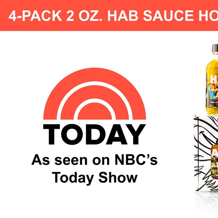 HAB Sauce - Wholesale Hot Sauce - 4-Pack 2 oz. (60ml) Hot Sauce Gift Set by HAB Sauce 0