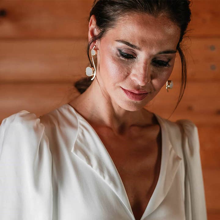 ACUS - Wholesale Dangle Earrings - Isis Polished Earrings Limited Edition Blue3