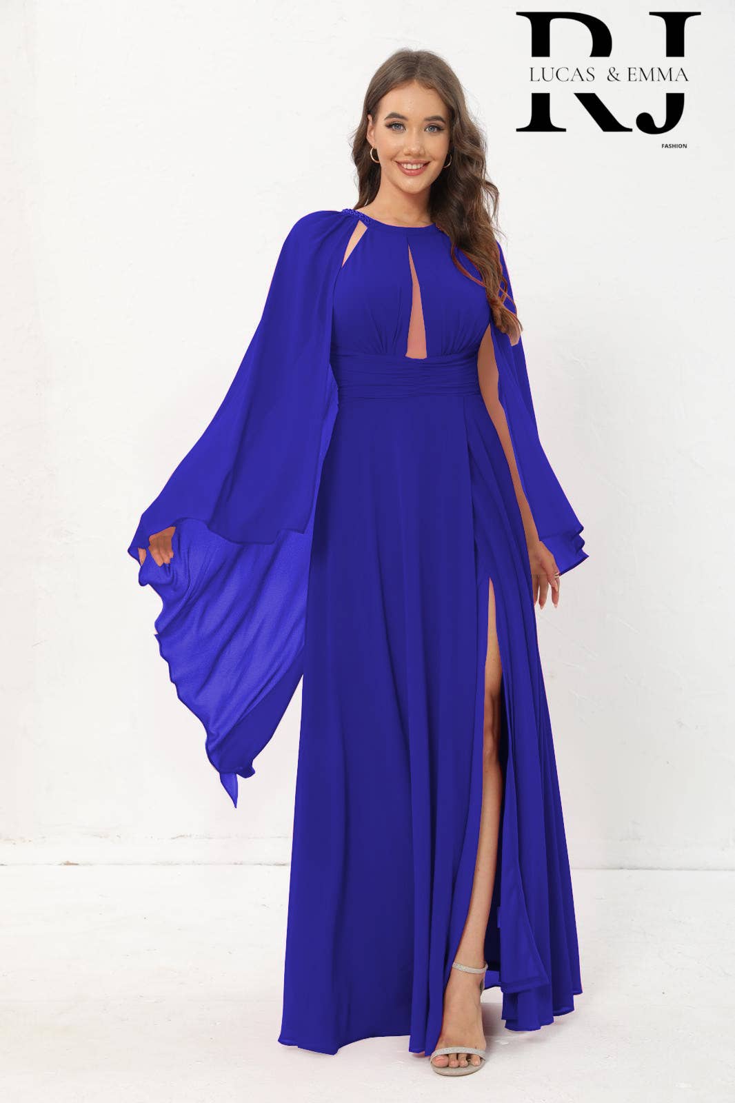 Lucas & Emma - Sarl RJ & co – wholesale Gown – Women's – Magassar 2522 cocktail ceremony dress with veil7