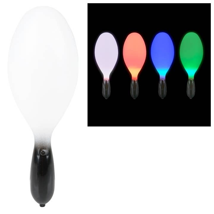 7" LIGHT-UP COLOR CHANGING MARACAS LLB Light-up Toys for wholesale by La Luna Bella - Toys