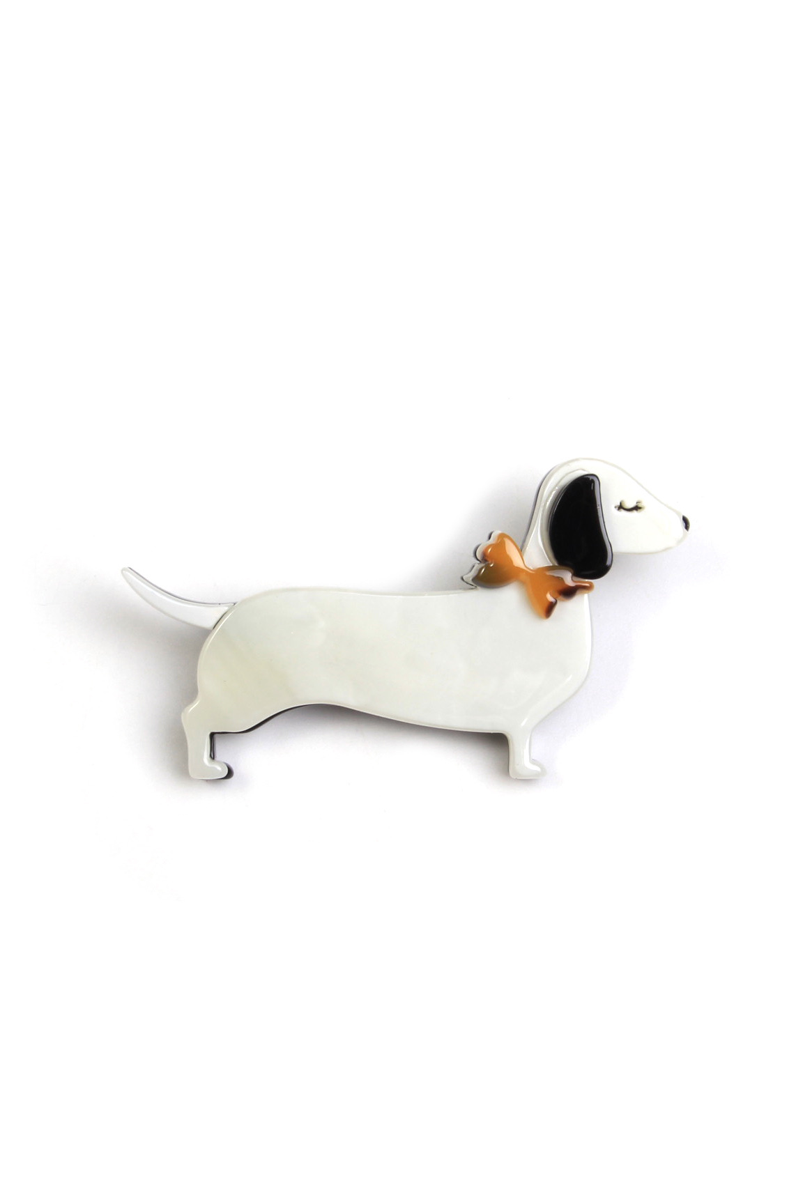 Domoflor s.l - Wholesale Brooch - 🌿 Green Glam Dachshund Brooch3