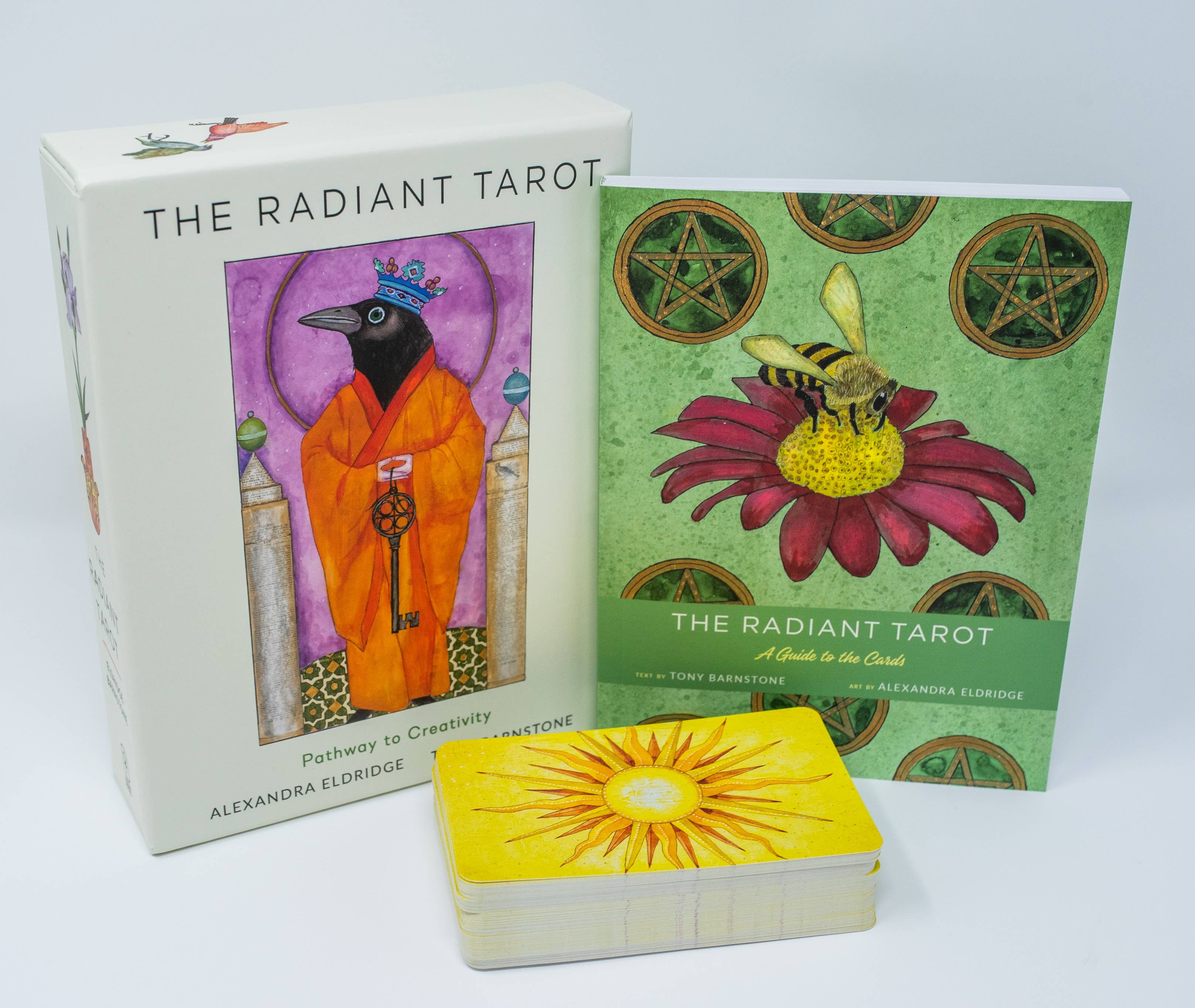Red Wheel/Weiser LLC - Wholesale Tarot Cards - The Radiant Tarot: 78 Cards, Guide Book, Deluxe Keepsake3