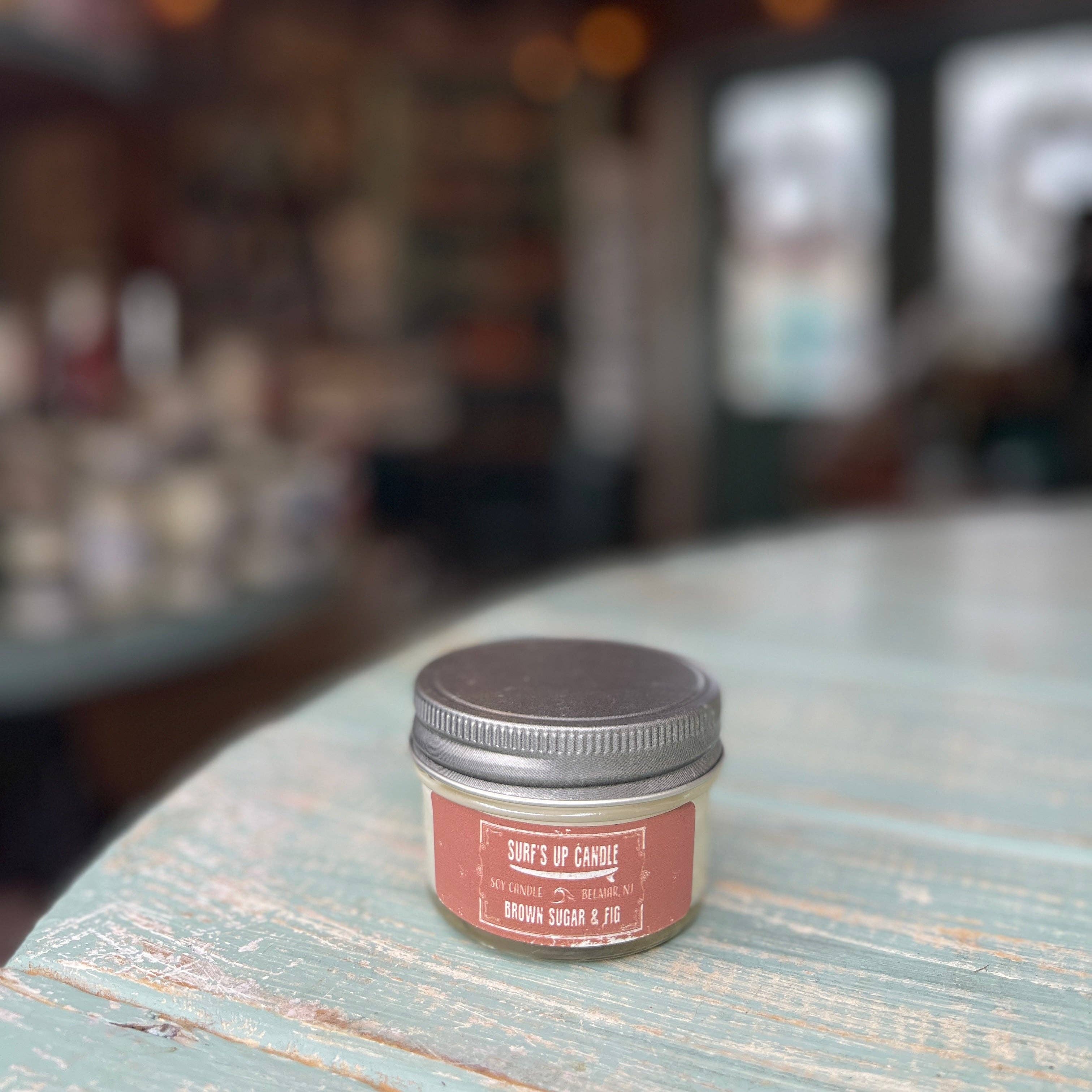Surfs Up Candle - Wholesale Jar/Filled Candle - Brown Sugar & Fig Mason Jar Candle - Original Collection3