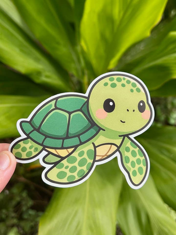 Honu / Hawaiianischer Grüne Meeresschildkröte Aufkleber für den Großhandel von Mahea Leah