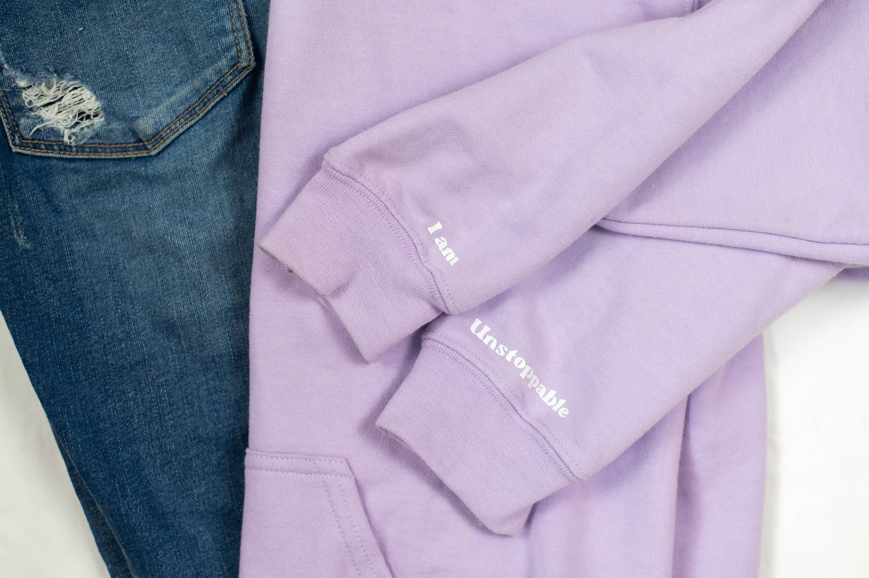 Bodhi Life Design - Wholesale Hoodie - Women's - Positive Hoodie, Affirmation on Sleeve Sweatshirt2