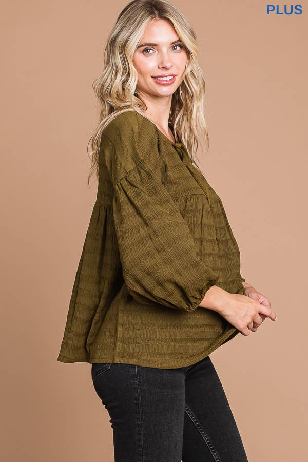 Culture Code – wholesale Blouse – Women’s – CJT1814QX - DRAW STRING PEASANT BLOUSE10