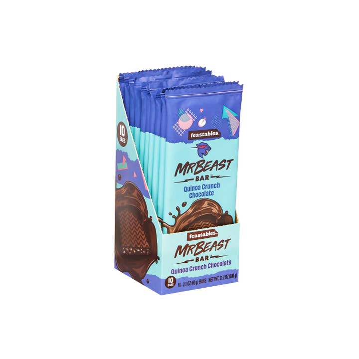 Feastables - Wholesale Chocolate Bar - Feastables MrBeast chocolate Quinoa Crunch - 60 grams5