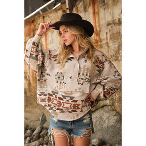Purchase Wholesale aztec pullover. Free Returns & Net 60 Terms on Faire