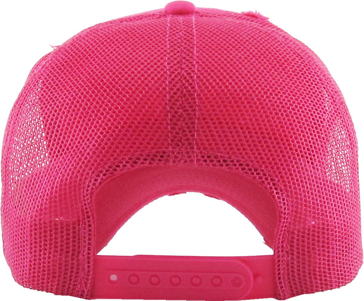 KBETHOS – Großhandel Basecap – Unisex – Vintage-Trucker-Cap mit Mesh-Einsätzen18