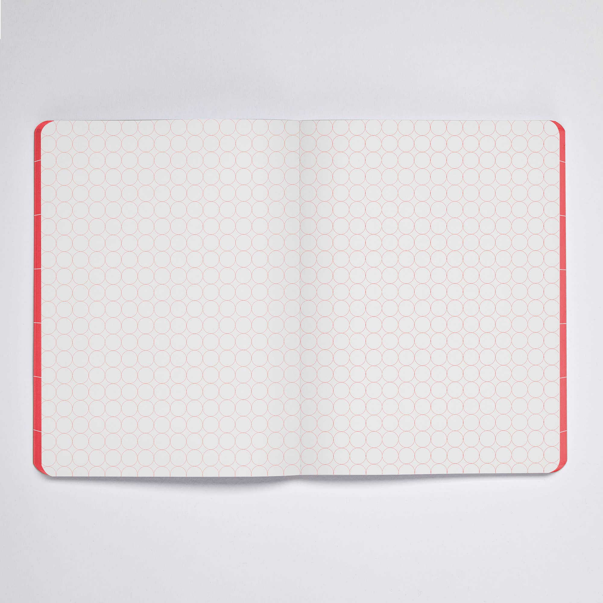 nuuna - Wholesale Notebook - Break The Grid Red - Notebook L light | 82 creative grids4