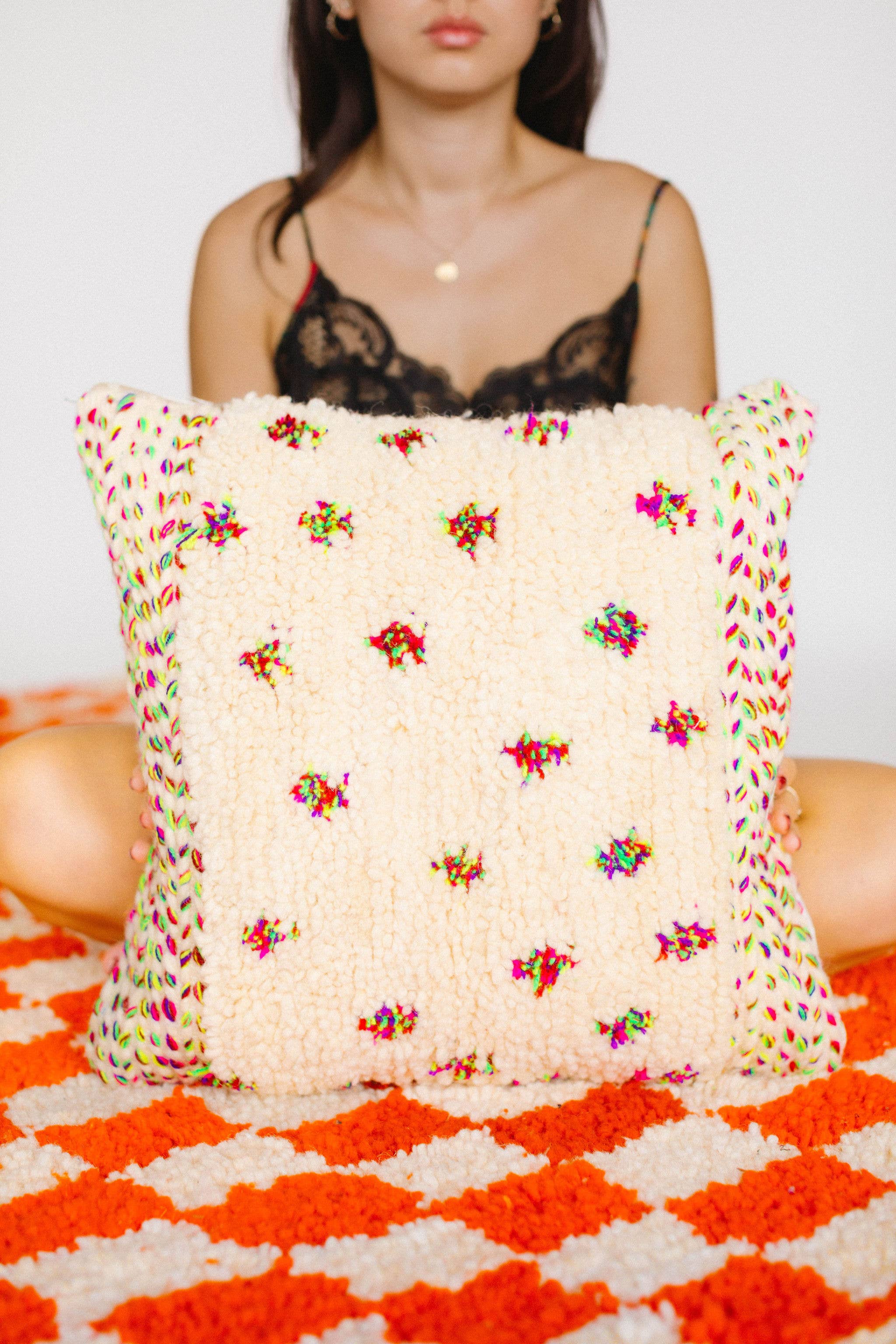 Voyage - Wholesale Throw pillow cover - Checkered Moroccan Pillow Covers34