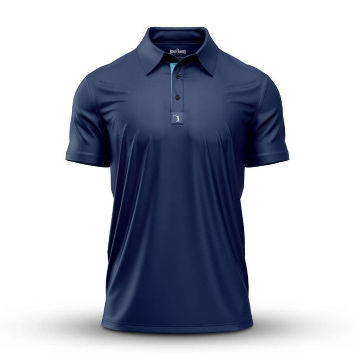 Bogey Bros Golf Co - Wholesale Polo - Men's - Solid Navy - Polo