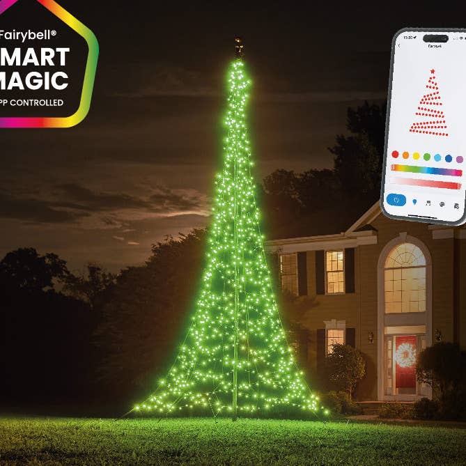 Fairybell Smart Magic | 13ft | 864 LED lights | Including pole for wholesale by Fairybell