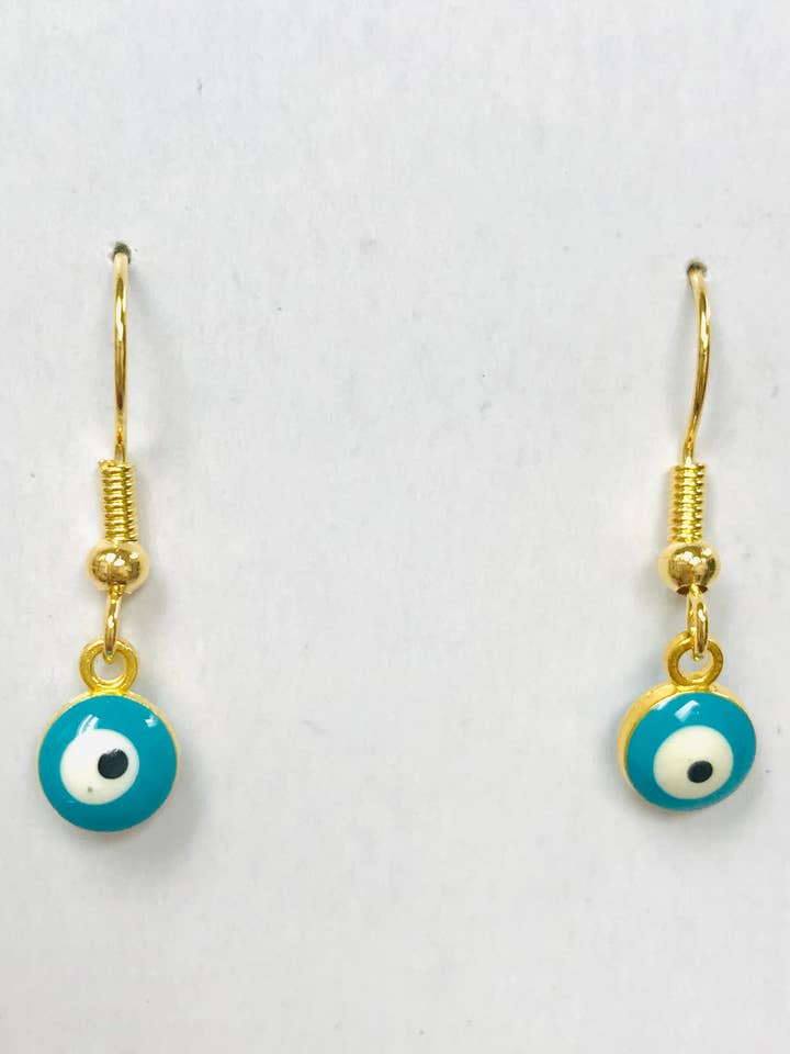 Brincos Olho Turco Delicado Minimalista por atacado de SimpleNGreat