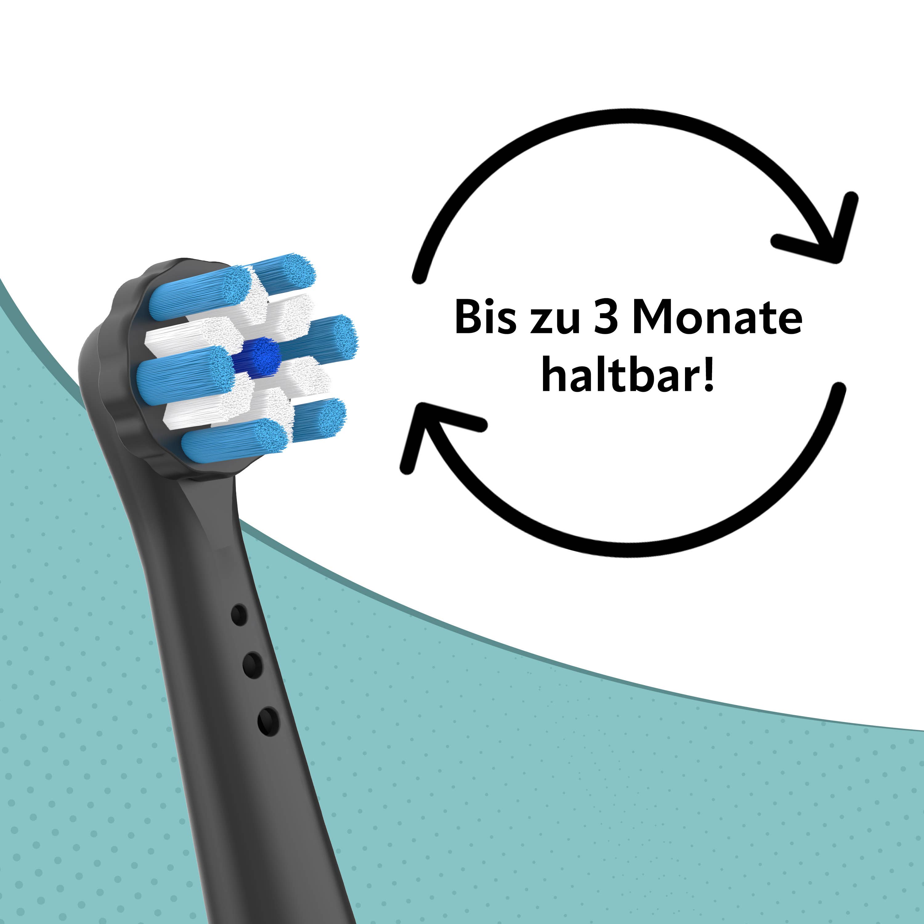 Wunder Zahnstocher - Wholesale Toothbrush - Brushes for Oral B IO (pack of 8) black2