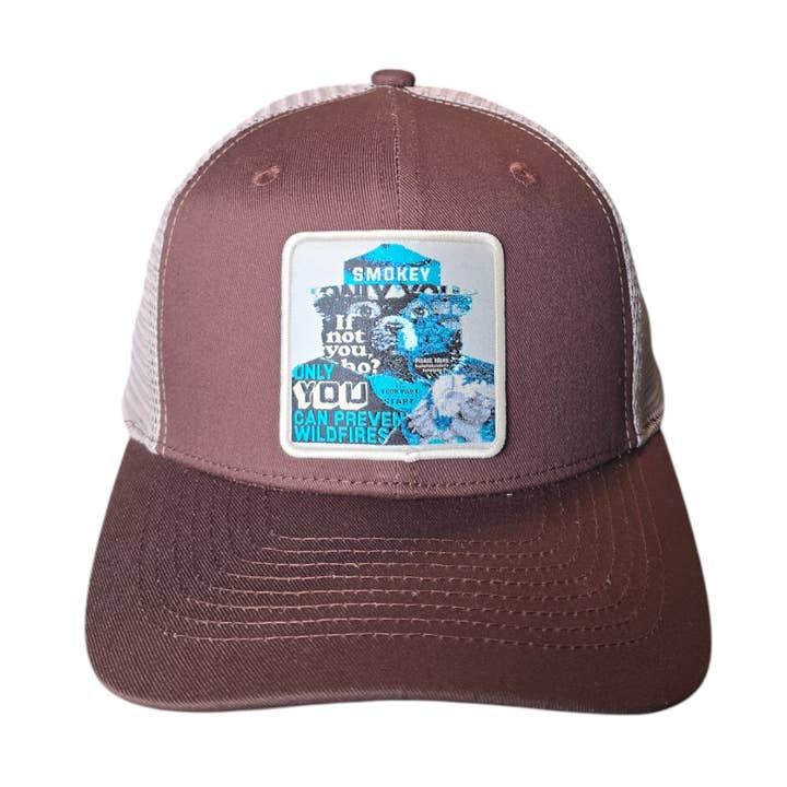 PNW Apparel - Wholesale Trucker Hat - Unisex - Smokey the Bear Snapback Trucker Hat w/ Patch8