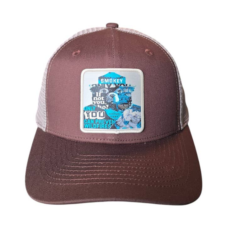 PNW Apparel - Wholesale Trucker Hat - Unisex - Smokey the Bear Snapback Trucker Hat w/ Patch6