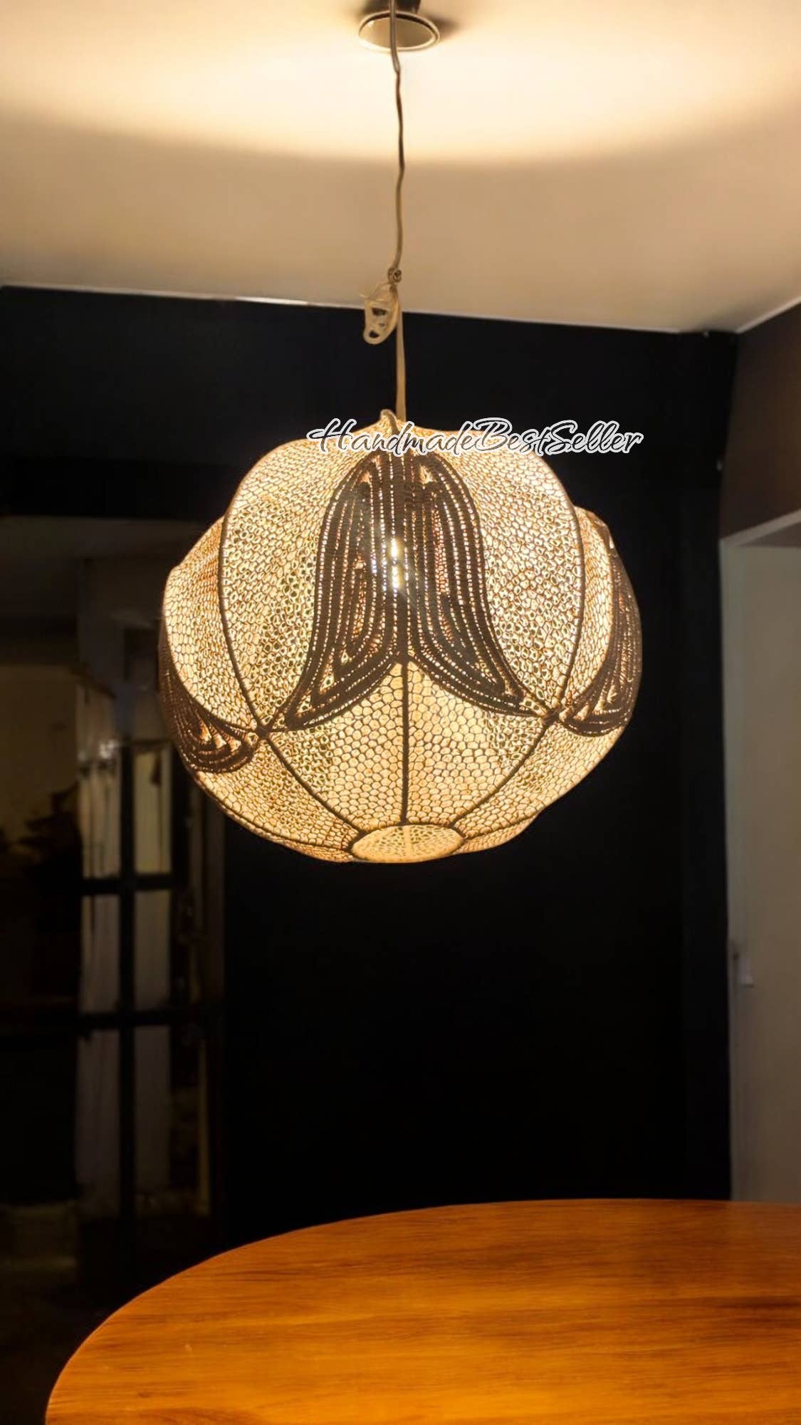 HandmadeBestSeller - Wholesale Kroonluchter/hangend licht - Handgemaakte Marokkaanse Geperforeerde Metalen Hanglamp