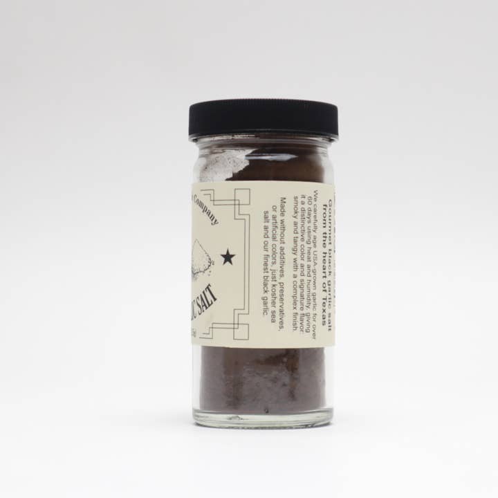 The Black Garlic Company - Wholesale Salt - Black Garlic Salt 4 oz Jar