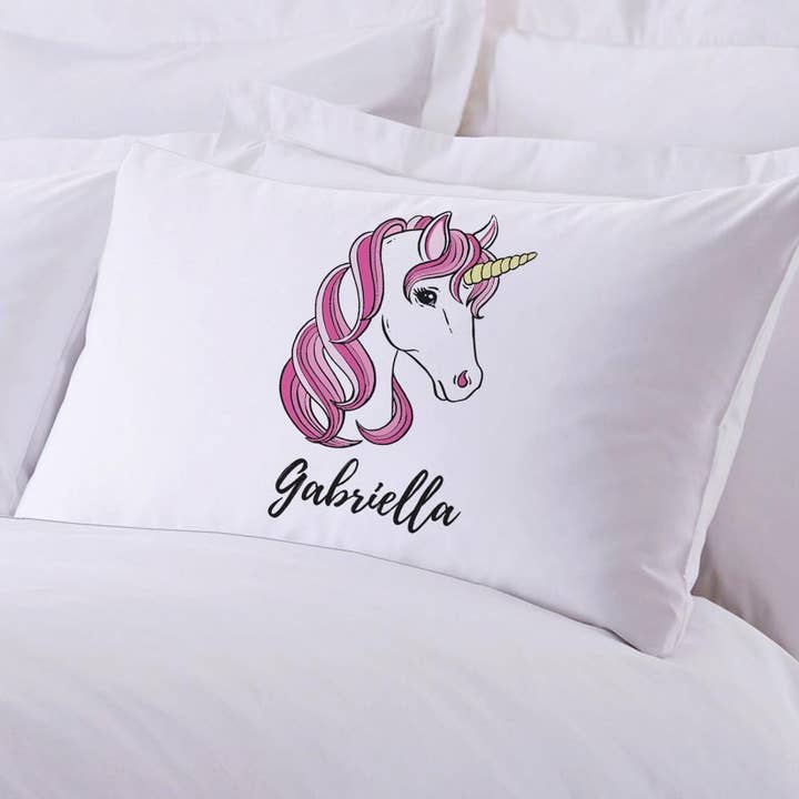 Almofada Unicórnio Personalizada para Crianças | Almofada Personalizada Para Crianças por atacado de Monogramonline Inc.