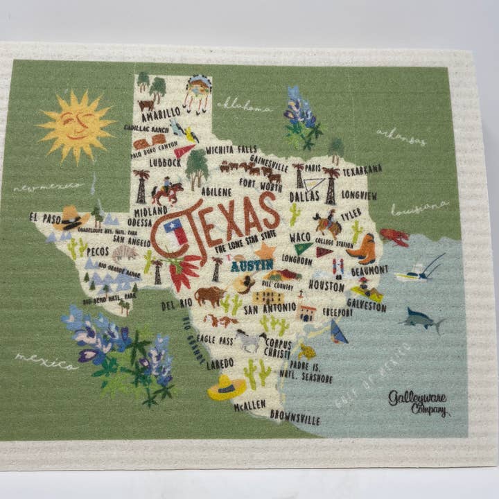 Texas Swedish Towel for wholesale by Galleyware