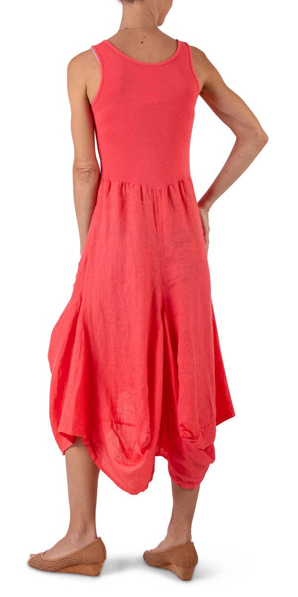 Gigi Moda - Wholesale Dress - Women's - Linen Sleeveless Dress13