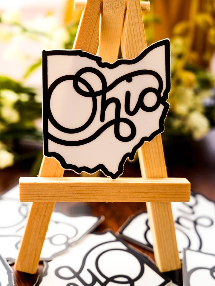 State of Ohio Sticker for wholesale by Lily & Violet