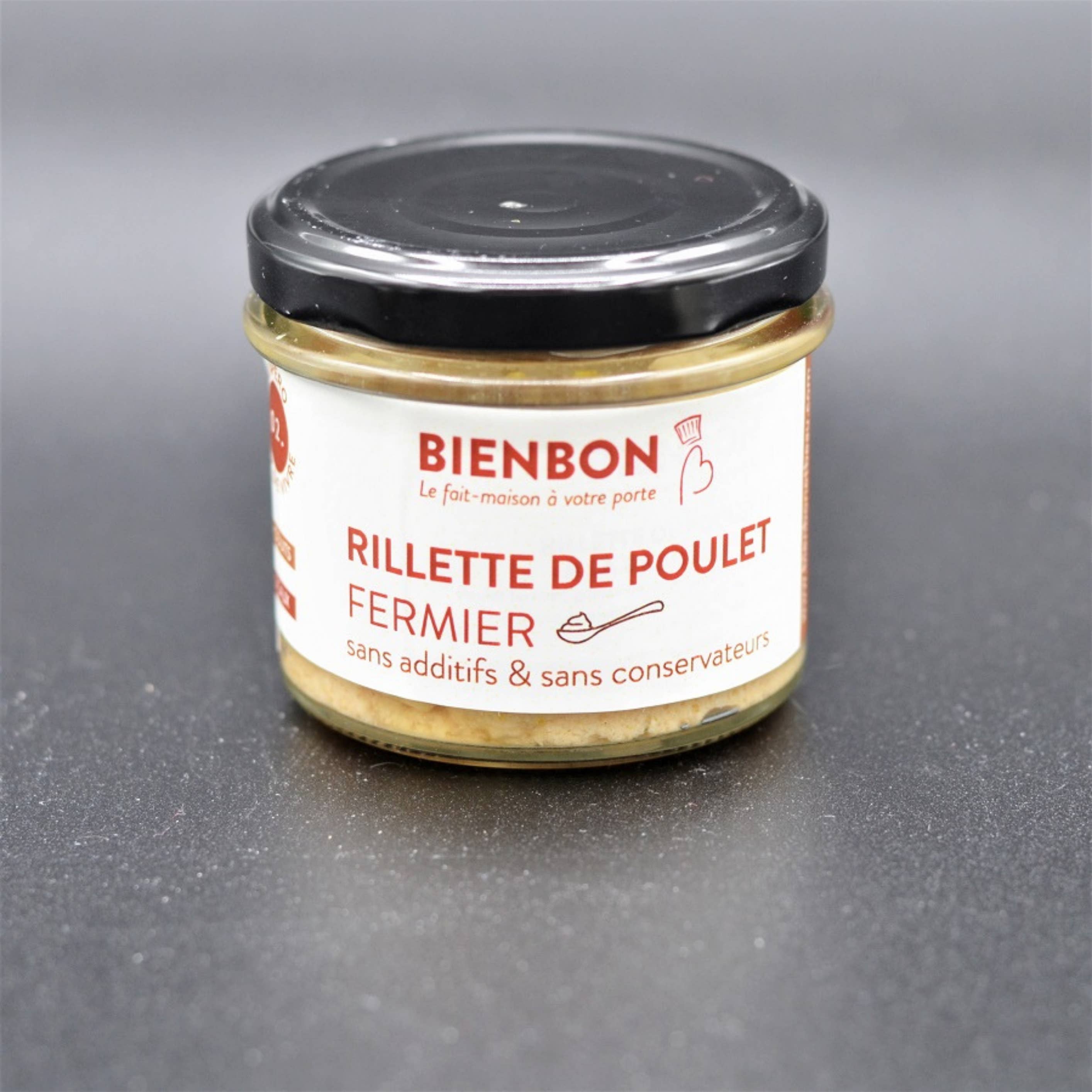 BIENBON - Wholesale Preserves - Free-range chicken rillettes with duck fat