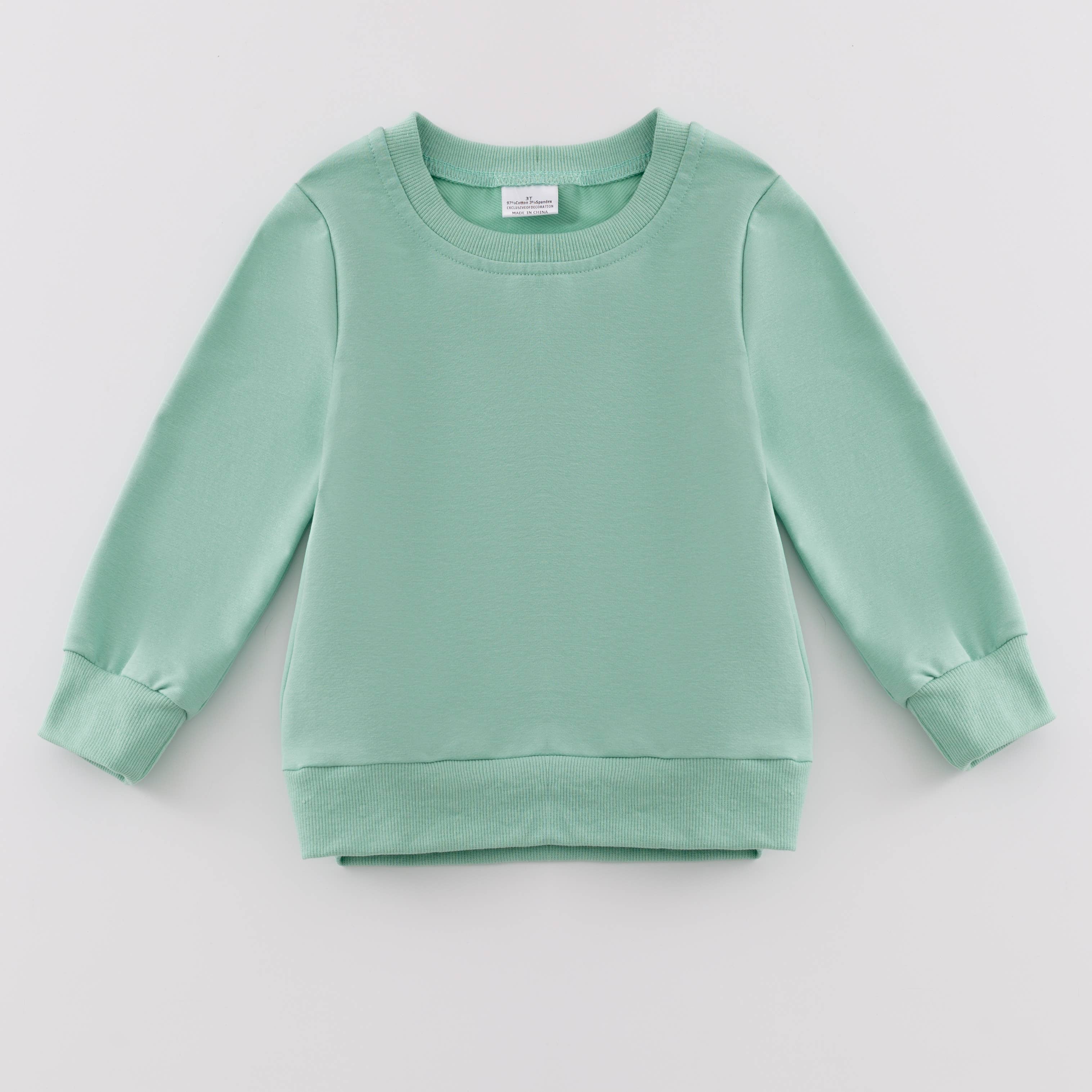 Little Trendy - Wholesale Sweatshirt - Kids - Children teenagers solid color cotton pullover sweatshirt7