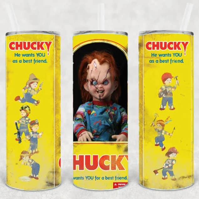 Chucky for wholesale by Tumblers and More