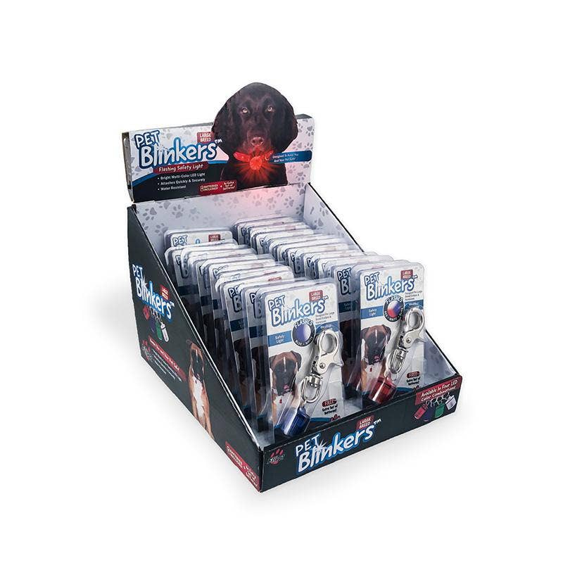 Flipo Group, Ltd. – wholesale Pet collar – Dog – Pet Blinkers™ Large Breed Pet Safety Light - 20 pc. display6