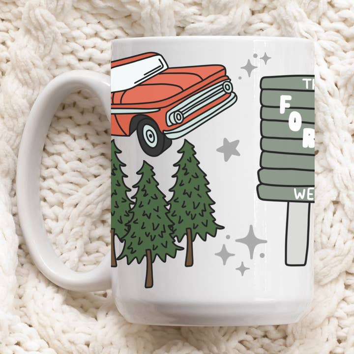 Caneca de Cerâmica da Cidade de Forks, Washington Inspirada em Twilight por atacado de Nearly June Design Co