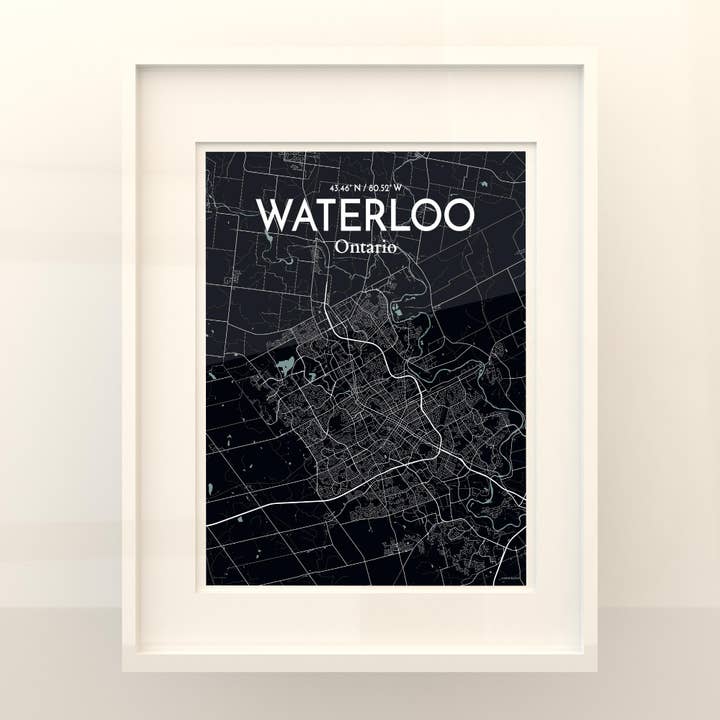 OurPoster.com - Wholesale Poster - Waterloo City Map Poster5