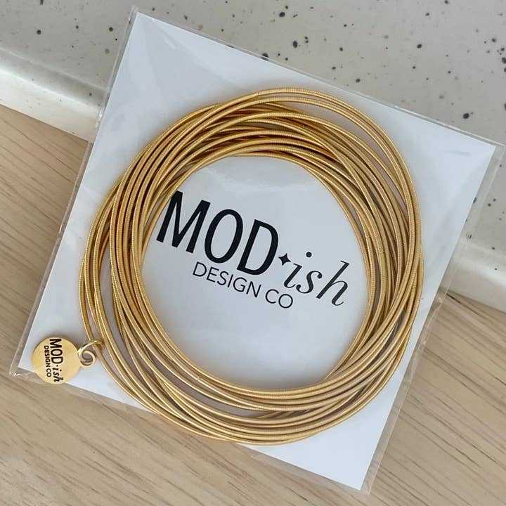 Bella Bracelets in Gold for wholesale by MODish Design Co