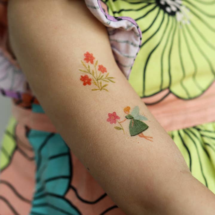 Saint Tattoos - Vente Tatouage temporaire – enfant - Tatouages Temporaires Fées de Jardin4