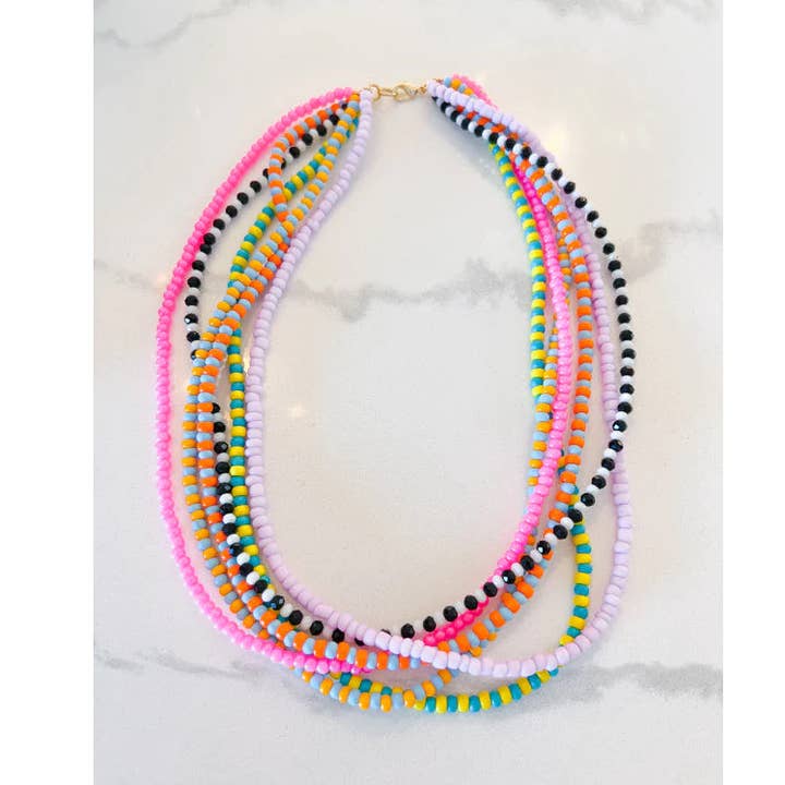 80s Baby Beaded Necklace for wholesale by Taylor Reese