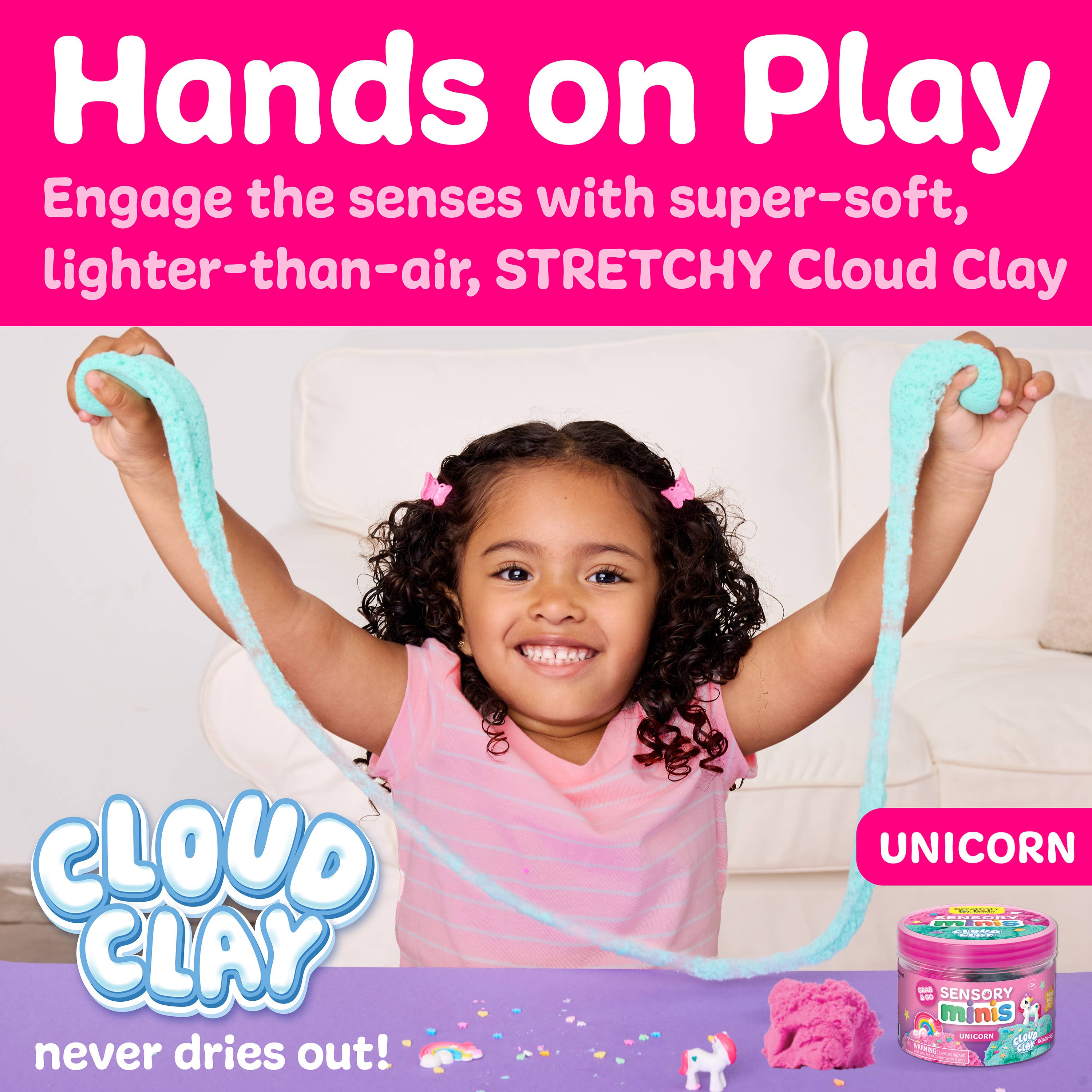 Faber-Castell / Creativity for Kids - Wholesale Putty/Slime - Kids - Sensory Mini Play Kit Jar with Cloud Clay: Unicorn Theme7