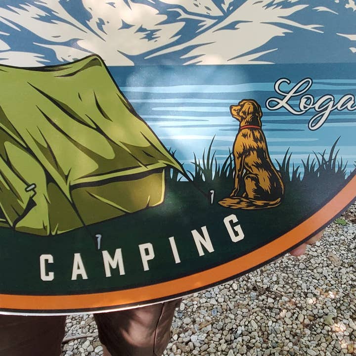 Footsteps In The Past - Wholesale Sign - Custom oval Weatherproof Sign pvc plastic smooth Personalized Ready for your Business Logo Great for hanging or wall mounted