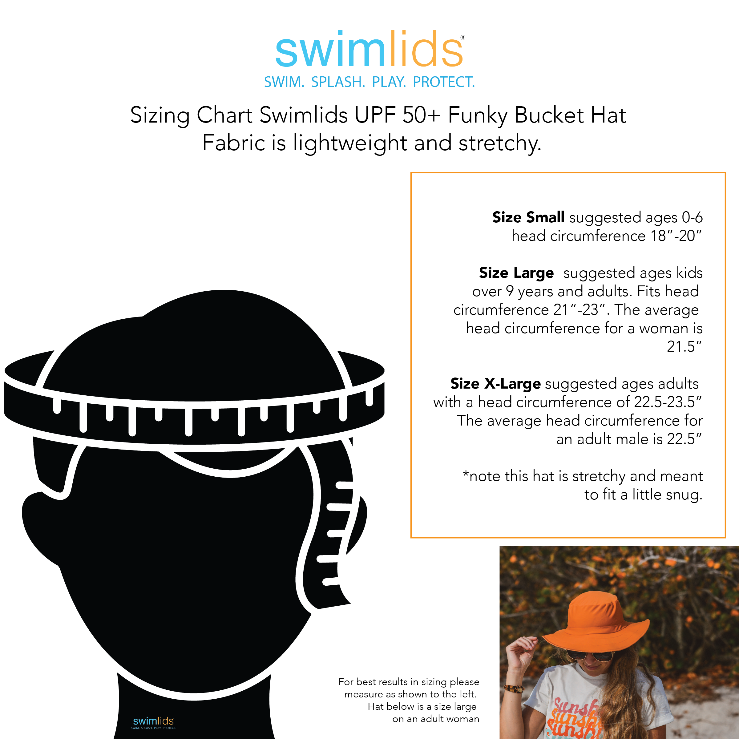 Swimlids – wholesale Bucket Hat - Dam – Fall med 24 vuxenhattar - Bästsäljare OSFM12