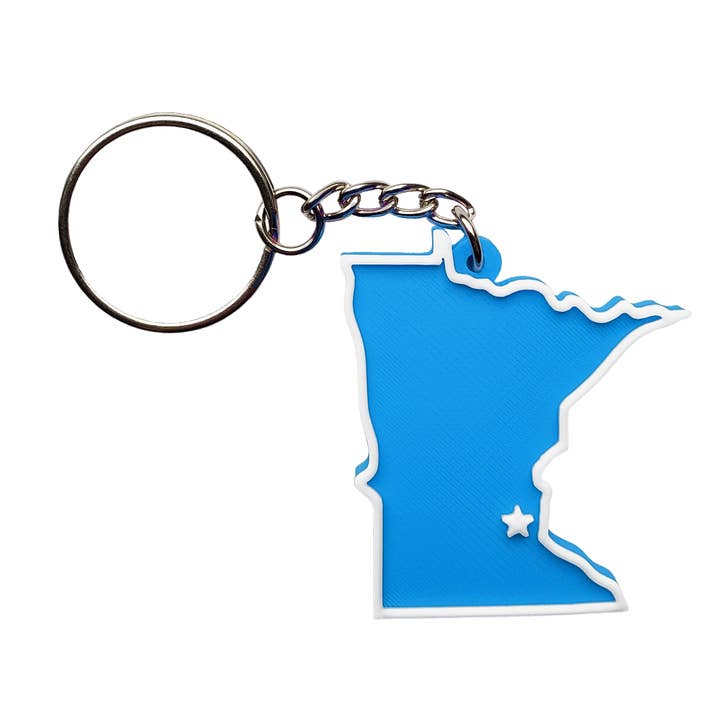 itty bitty builds - Wholesale Keychain - Unisex - Minnesota State Keychain, Minneapolis1