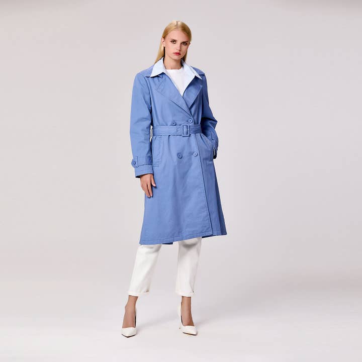 Smart and Joy - Wholesale Trench Coat - Women's - Classic-looking trench coat6