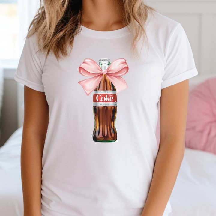 T-shirt nœud Coca-Cola Light pour la vente par Kiki's Boutique