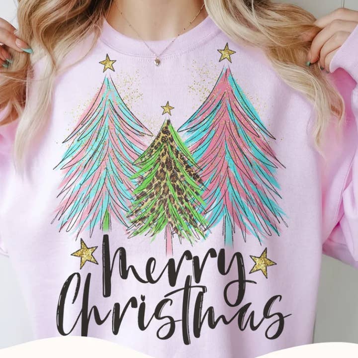 Merry Christmas Leopard tree for wholesale by Shawberry Boutique