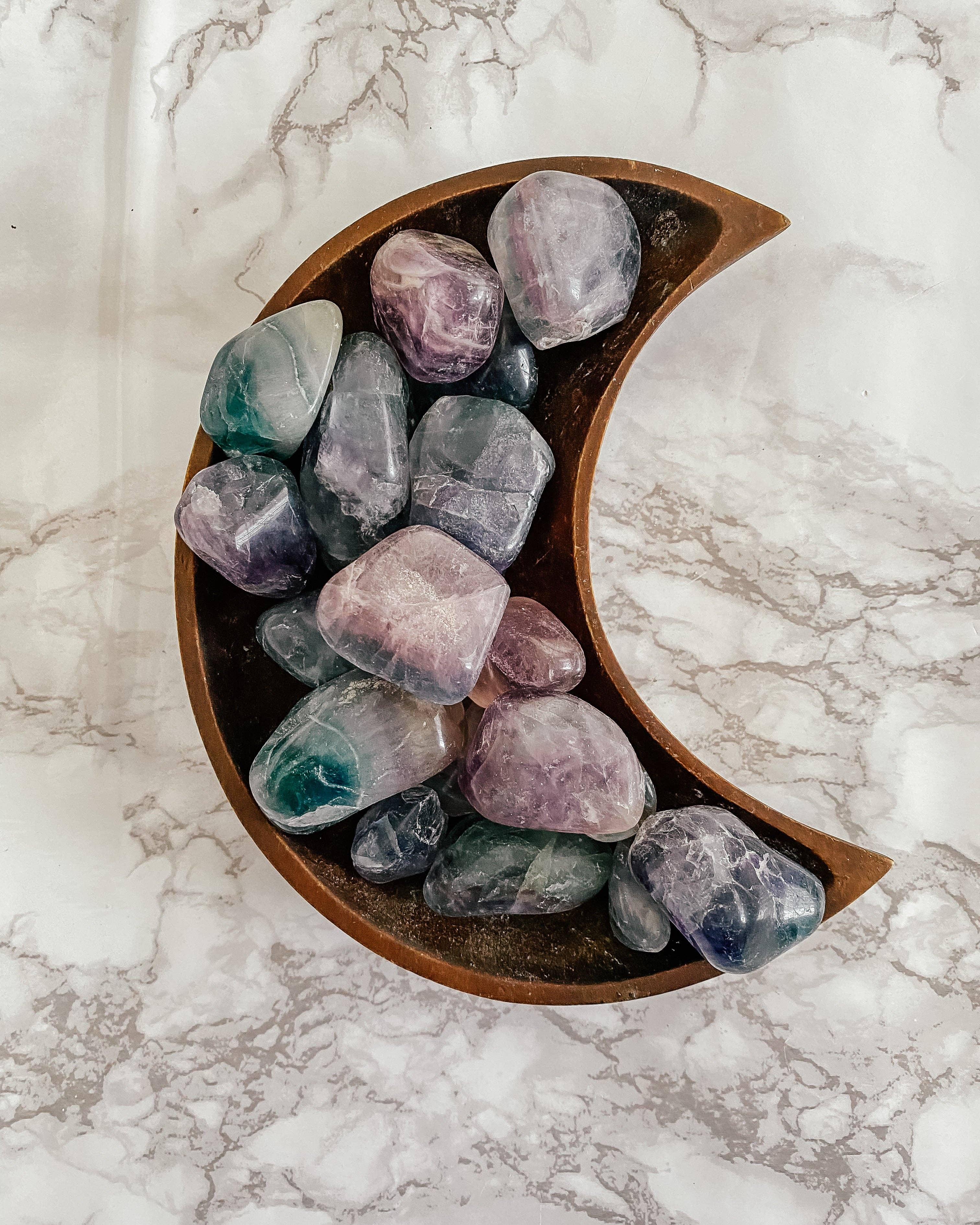 Peach and Pixie - Wholesale Spiritual Stone/Crystal - Tumbled Fluorite, Ethically Sourced1